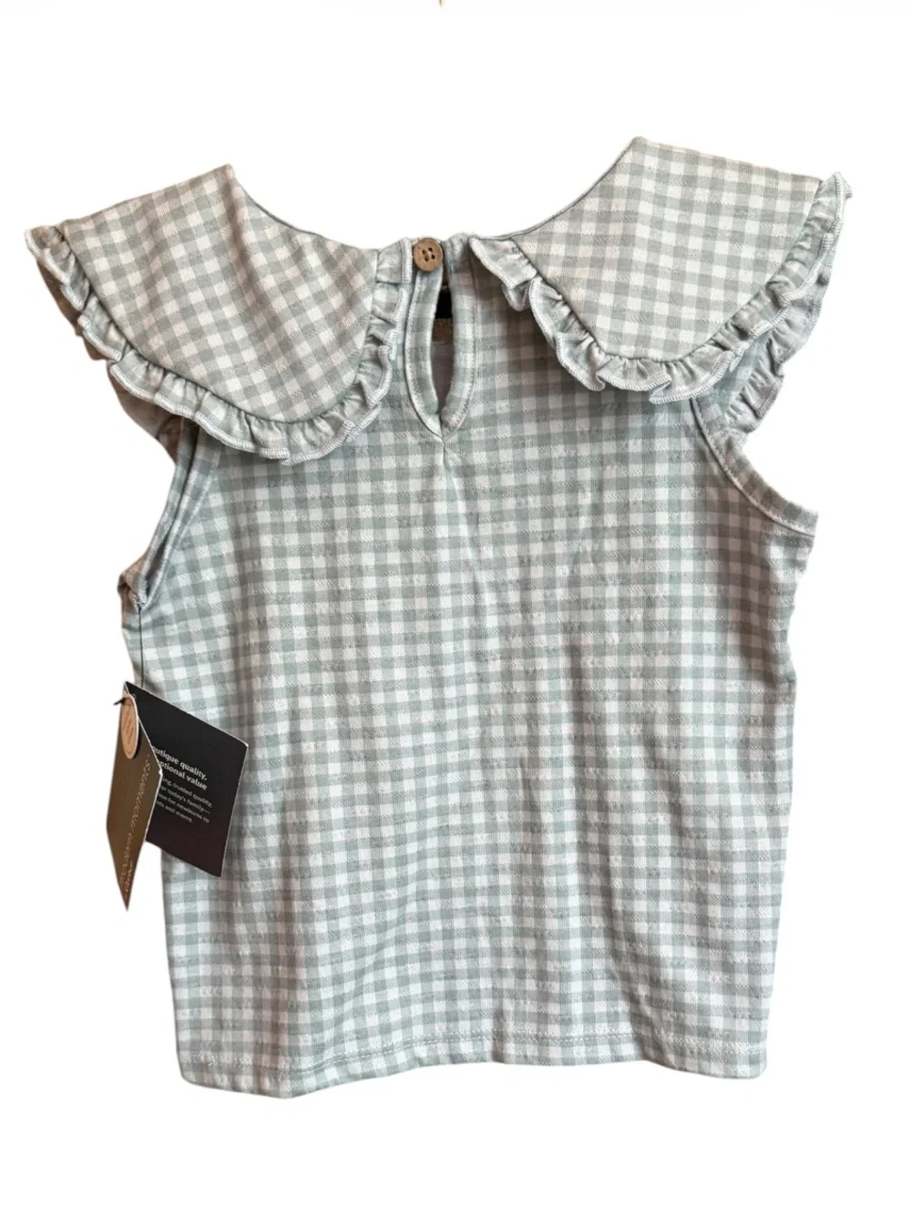 Modern Moments by Gerber Matching Gingham Set NWT Size 4T